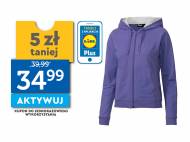 Bluza dresowa Crivit, cena 39,99 PLN 
- rozmiary: S-L
- kaptur ...