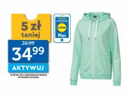 Bluza dresowa Crivit, cena 39,99 PLN 
- rozmiary: S-L
- kaptur ...