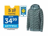 Bluza dresowa Crivit, cena 39,99 PLN 
- rozmiary: M-XL
- kaptur ...