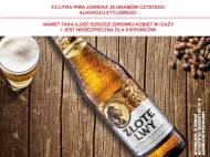 Złote Lwy , cena 2,00 PLN za 500 ml/1 but., 2 l=5,98 PLN.