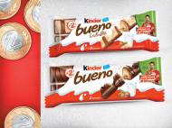 Kinder Bueno , cena 2,00 PLN za 39/43 g/1 opak., 100 g=5,13/4,65 ...