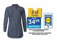 Tunika z lyocellu Esmara, cena 39,99 PLN 
- kołnierz typu Kent ...