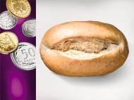 Bułka pszenna , cena 0,00 PLN za 65g/1 opak., 100g=0,60 PLN.