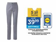 Spodnie chino Livergy, cena 44,99 PLN 
- 98% bawełny, 2% elastanu ...