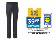 Spodnie chino Livergy, cena 44,99 PLN 
- 97% bawełny, 3% elastanu (LYCRA®)
- ...