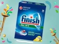 Finish Tabletki do zmywarki lemon , cena 21,00 PLN za 56 szt./1 opak.