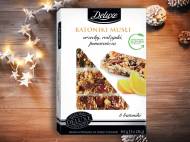 Batoniki musli , cena 5,00 PLN za 3 x 28 g/1 opak., 100 g=7,13 PLN.