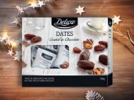 Daktyle w polewie czekoladowej , cena 9,00 PLN za 100 g/1 opak.