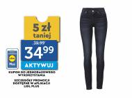 Jeansy Esmara, cena 39,99 PLN 
skinny 
- wąski krój, ...