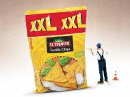 Chipsy tortilla , cena 4,99 PLN za 375 g/1 opak., 1kg=13,31 ...