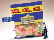 Żelki , cena 5,99 PLN za 480 g/1 opak., 1kg=12,48 PLN. 
- ...