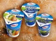 Pilos Jogurt owocowy , cena 1,00 PLN za 400 g/1 opak., 1 kg=4,98 PLN.