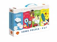 Gra SOWA MĄDRA GŁOWA 4 w 1 , cena 39,99 PLN za 1 opa. 
- ...