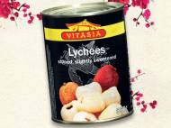 Liczi , cena 4,99 PLN za 567g/1 opak., 1kg=19,57 wg wagi odcieku ...