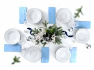 Porcelanowy zestaw obiadowy Maria Teresa, biały , cena 99,00 ...