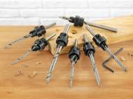 Komplet wierteł do drewna Powerfix, cena 14,99 PLN za 1 opak. ...