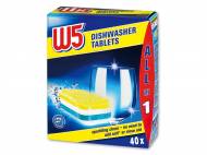 W5 Tabletki do zmywarki , cena 11,00 PLN za 40x19 g/1 opak., ...