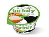 Łaciaty Serek wiejski naturalny , cena 1,00 PLN za 200 g/1 ...