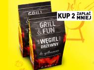 Grill&Fun Węgiel drzewny , cena 4,00 PLN za 2,5 kg/1 opak., ...