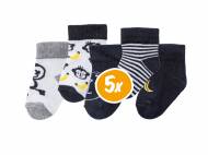 Skarpetki niemowlęce, 5 par* Lupilu, cena 2,49 PLN 
- rozmiary: ...