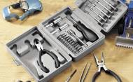 Komplet mininarzędzi Powerfix, cena 29,99 PLN za 1 opak. 
- ...