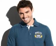 Koszulka polo z jerseyu Livergy, cena 34,99 PLN za 1 szt. 
- ...