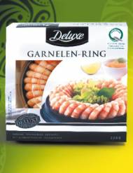 Krewetki wykwintne Deluxe, cena 17,99 PLN za 230 g 
- gotowane, ...