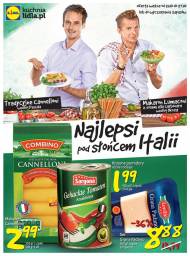 Tydzień włoski, kuchnia Lidla Gazetka papierowa Lidl 2013.10.21 do 2013.10.27 Najlepsi pod słońcem Italii