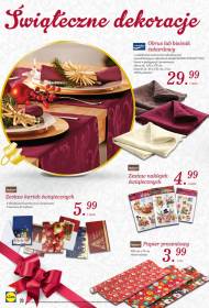 Świąteczne dekoracje w Lidlu. W ofercie ozdobny obrus lub ...