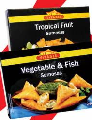 Pierożki Samosas , cena 12,99 PLN za 240 g 
- 240 g/ 1 opak. ...