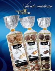 Pralinki z nadzieniem Deluxe, cena 6,99 PLN za 120 g 
- różne ...