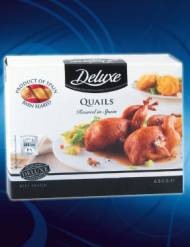 Przepiórki Deluxe, cena 29,99 PLN za 600 g 
- 4 przepiórki ...