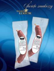 Salami , cena 11,99 PLN za 250 g 
- kiełbasa surowa, długodojrzewająca, ...