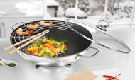 Wok indukcyjny ze stali szlachetnej Ernesto, cena 129,00 PLN ...