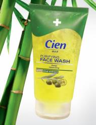 Żel do mycia twarzy Cien, cena 6,49 PLN za 150 ml 
- z ekstraktem ...