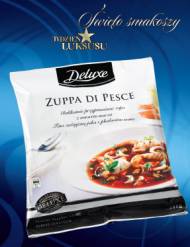 Zupa z owoców morza Deluxe, cena 12,99 PLN za 500 g 
- delikatnie ...