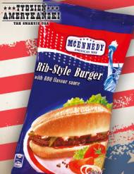 Burger z żeberek , cena 5,49 PLN za 190 g/ 1 opak. 
- Bułka ...