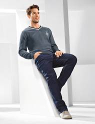 Sweter męski Livergy, cena 39,99 PLN za 1 szt. 
- z eleganckiej, ...
