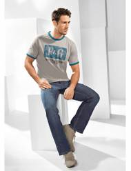 T-shirt męski z jerseyu Livergy, cena 19,99 PLN za 1 szt. 
- ...