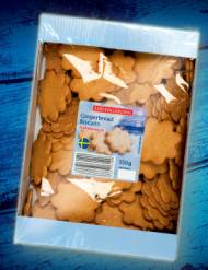 Szwedzkie ciasteczka , cena 11,99 PLN za 600 g/ 1 opak. 
- ...