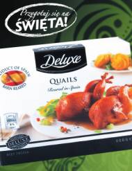 Przepiórki , cena 26,99 PLN za 600 g/ 1 opak. 
- Cztery przepiórki ...