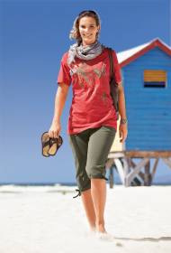 Spodnie damskie capri Jolinesse, cena 21,99 PLN za para 
- ...