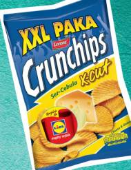 Crunchips , cena 4,59 PLN za 250 + 30 g gratis 
- 250 + 30 ...