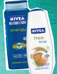 Nivea żel pod prysznic , cena 9,99 PLN za 500 ml/ 1 opak. 
- ...