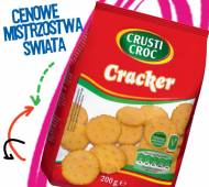 Krakersy , cena 2,99 PLN za 200 g/ 1 opak. 
-  200 g/ 1 opak.