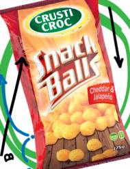 Snacki , cena 4,49 PLN za 175 g/ 1 opak. 
- 175 g/ 1 opak. ...