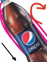 Pepsi , cena 3,29 PLN za 2L/ 1 opak. 
-  Aż 2 litry!