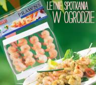 Szaszłyki z krewetek , cena 5,99 PLN za 110 g/ 1 opak. 
- ...