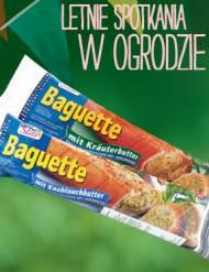 Bagietka , cena 2,29 PLN za 175 g/ 1 opak. 
- Z masłem o smaku ...