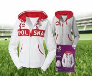 Bluza damska , cena 39,99 PLN za 1 szt. 
- z kapturem i obszernymi ...